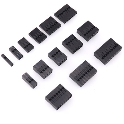 单排双排杜邦壳胶壳杜邦线接头插头连接器1P 2 3 4 5 68 10 20PIN