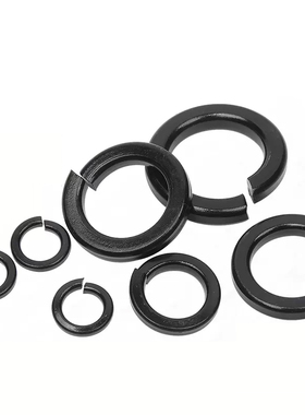 黑色304不锈钢弹垫弹簧垫圈弹簧垫片加厚华司介子M2M3M4M5M6-M33