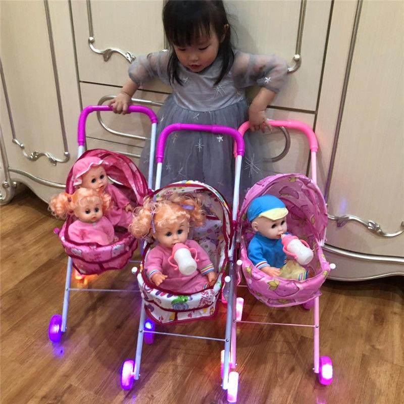 儿童玩具推车带娃娃发光声女童女孩过家家玩具手推车玩具婴儿宝宝,玩具/童车/益智/积木/模型,过家家玩具,淘宝优惠券,粉丝福利购,淘宝优惠卷