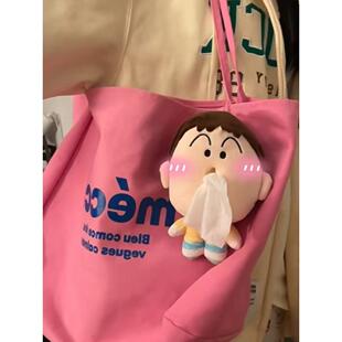 日本STELU阿呆流鼻涕抽纸迷你书包挂饰卡通布偶纸巾盒公仔挂件