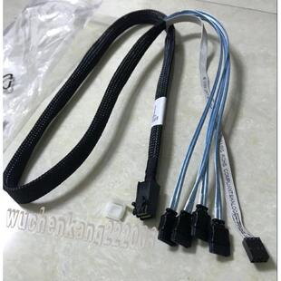 Sas阵列卡Minisas Hd 12g数据线Sff-8643到4*Sata与Lsi/Adaptec