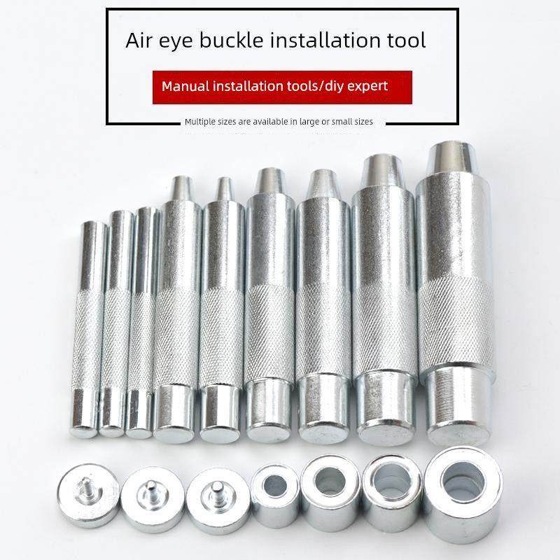 2件套空气眼扣安装工具100 # -2000 # DIY手工打孔模具,五金/工具,鸡眼铆钉,淘宝优惠券,粉丝福利购,淘宝优惠卷