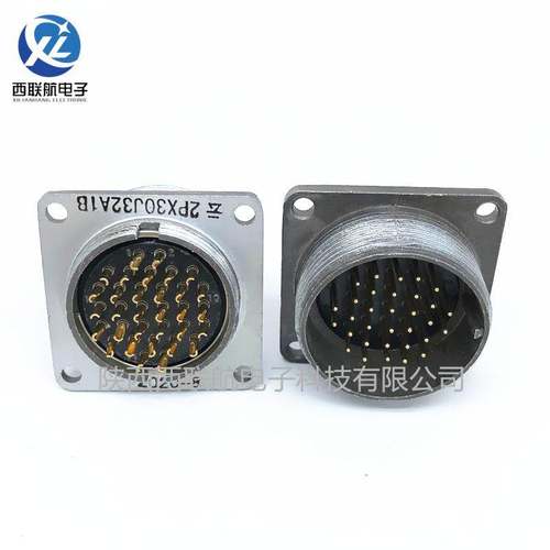 32芯航空插头2PX30K32Q1B插座2PX30J32A1B连接器电缆头接插件