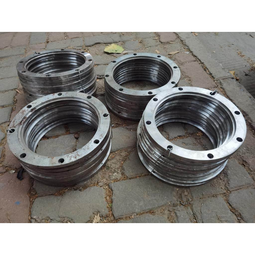 螺旋输送上料机绞龙专用配件法兰盘碳钢焊接法兰140/165/219/220
