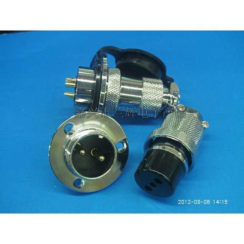 厂家直销 特价航空插头 插座 GX25-2芯 DF25 25MM 连接器 接插件