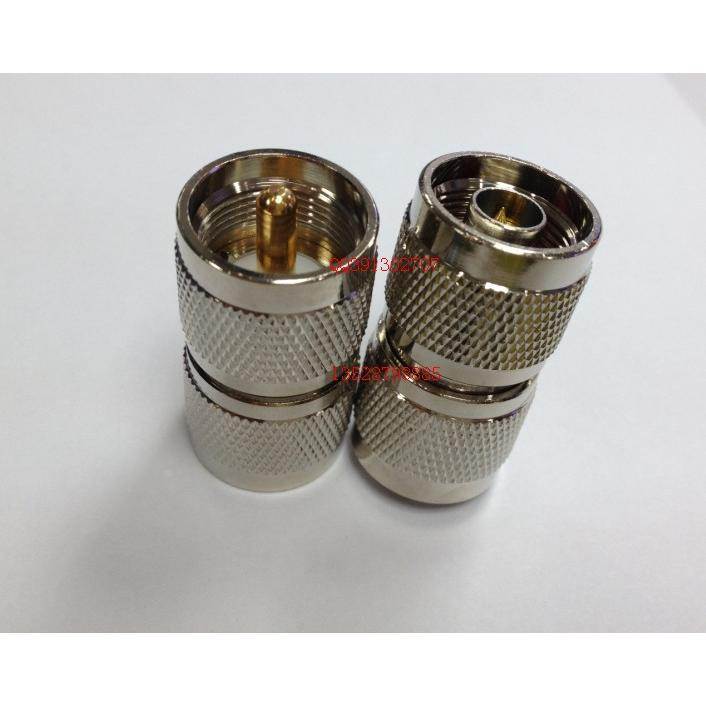 N-UHF-JJ高频连接器 馈线公头转对讲机插头 大M公插头转L16公头