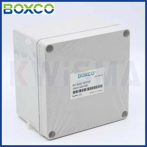 BOXCO原装进口AGS-151510塑料防水接线盒配电箱ABSPC阻燃透明IP67