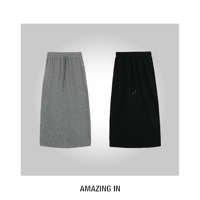 AMAZING IN | 羊毛 | 百搭松紧腰半身裙 A250701-AI56BSK250609