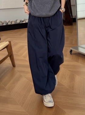 AMAZING IN | 桑蚕丝 | 松紧腰灯笼阔腿棉裤A251221-AI5CDSP75166