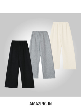 AMAZING IN | 绵羊毛x醋纤 | 水晶绒卫裤女 A251127-AI5BDSP8108