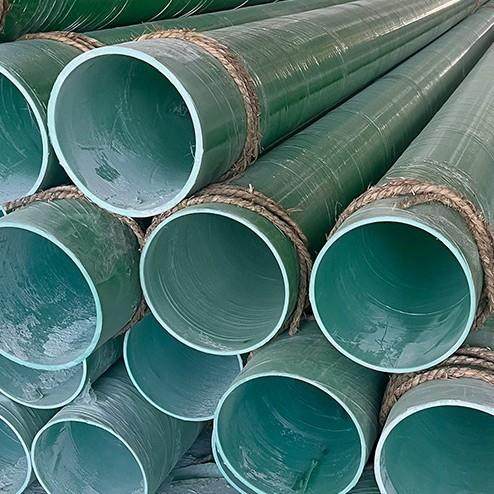 玻璃钢夹砂管道缠绕通风管道市政排污FRP缠绕地埋式玻璃钢管道