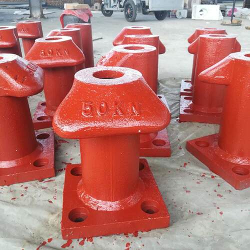 厂家50KN—1500KN铸铁系船柱码头羊角型缆桩系船栓栓船墩