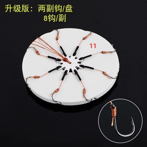 11号6号手工绑制一板两付豆饼钩