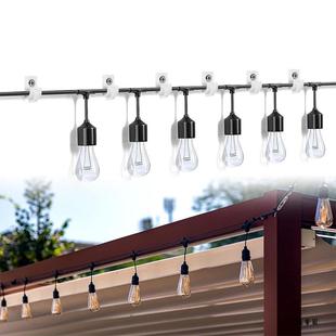 灯线钩挂架灯带挂钩装墙上吊钩植物庆祝吊篮锁扣悬挂壁夹房车装饰