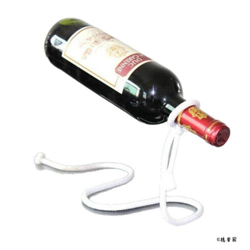 复古工业粗链条悬浮酒瓶支架欧式餐厅葡萄酒桌面创意摆件
