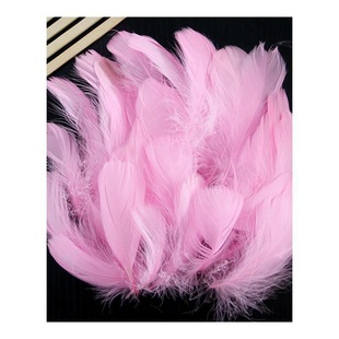 舞台羽毛白色超仙波波球头饰捕梦网边夹子发夹装饰材料芭蕾舞演出