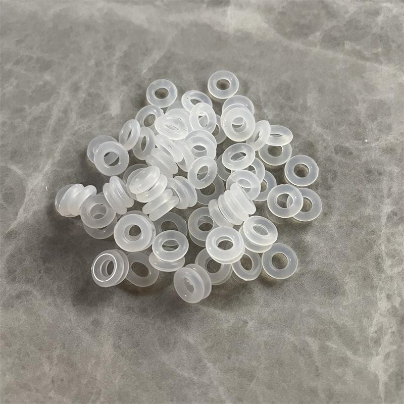 爆款透明隐形胶圈橡硅胶新款串珠