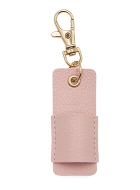 笔袋粉色黑色笔套荔枝纹皮质笔套签字上班族打工族米白皮革棕色