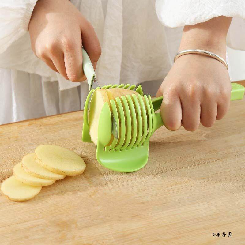 柠檬切片器多功能水果分割器带把手番茄西红柿切片家用切柠檬工具