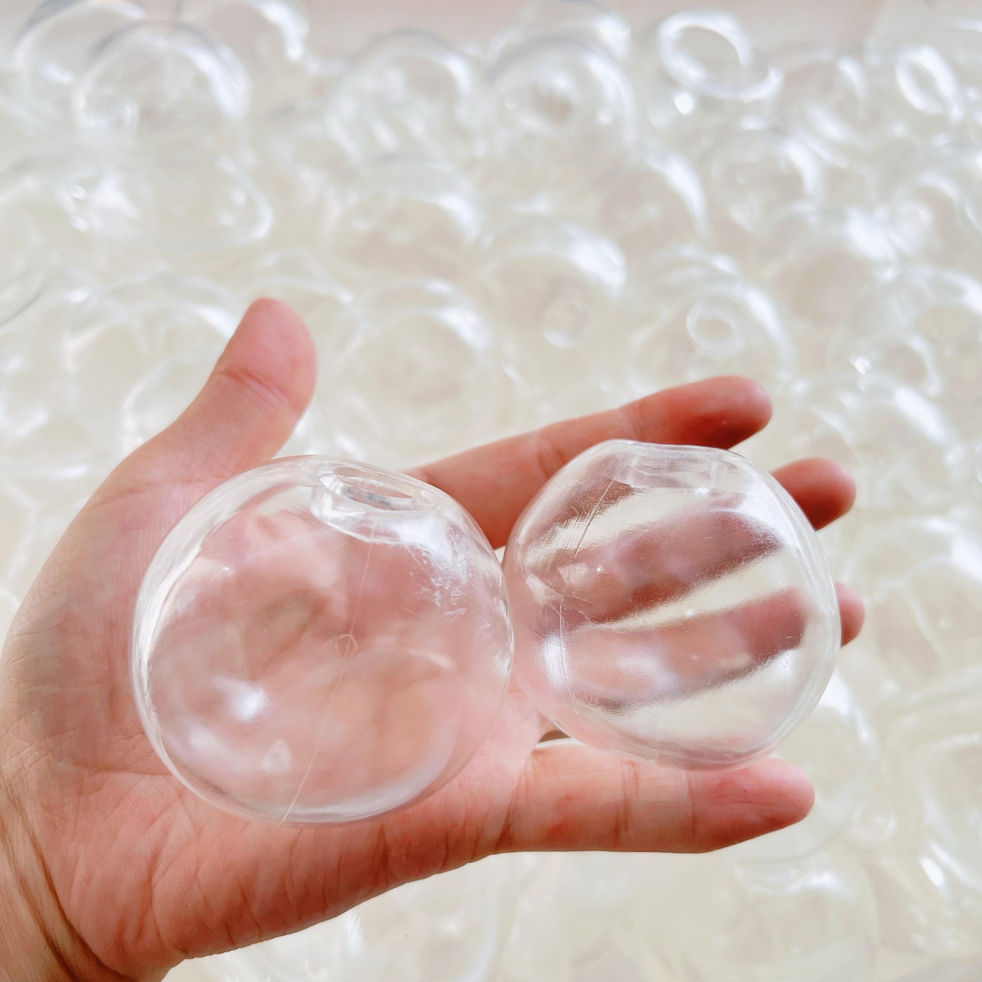 透明捏捏乐多尺寸吵吵球球皮