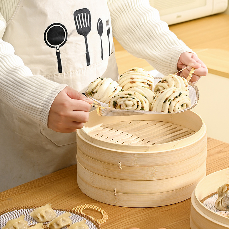 蒸馒头蒸笼纸硅胶蒸笼垫韩式