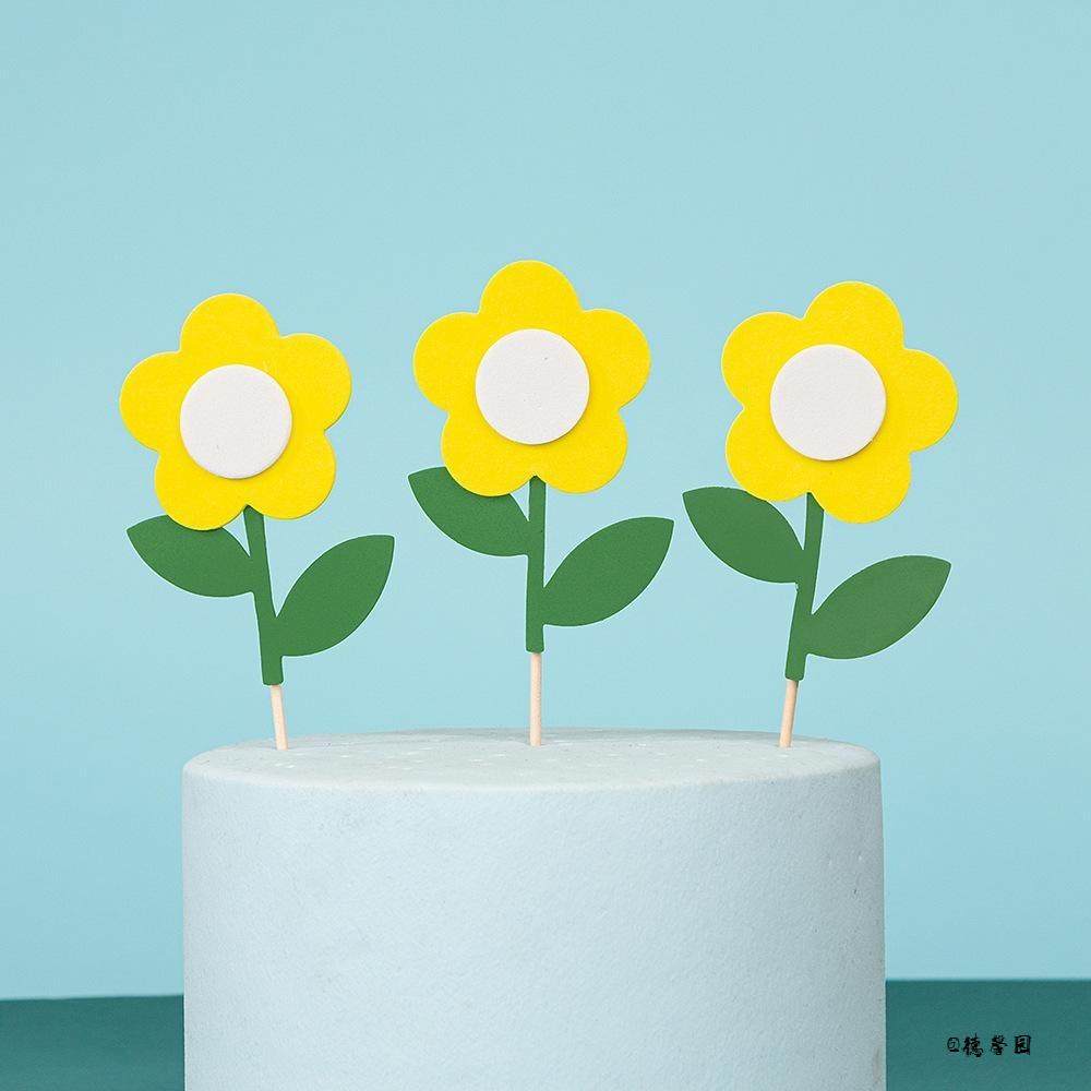 唯美烘焙蛋糕配件韩国开学季花朵花朵插签插件装饰ins风生日,节庆用品/礼品,甜品台装饰,淘宝优惠券,粉丝福利购,淘宝优惠卷