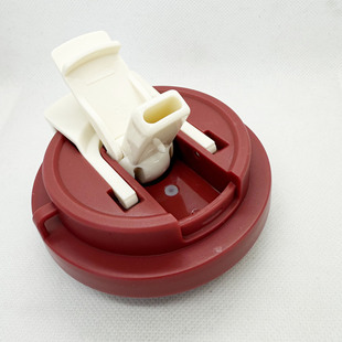 配件盖水杯双饮铃兰花陶瓷保温杯盖大容量吸管杯盖子防漏密封盖