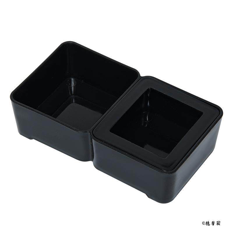 塑料面包虫饲养用品爬虫防逃食盆壁虎守宫简约小方盒蜥蜴蝎子角蛙