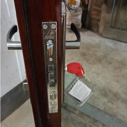 防盗门整套锁具套装加厚锁心锁体全套通用型家用大门锁双快三件套