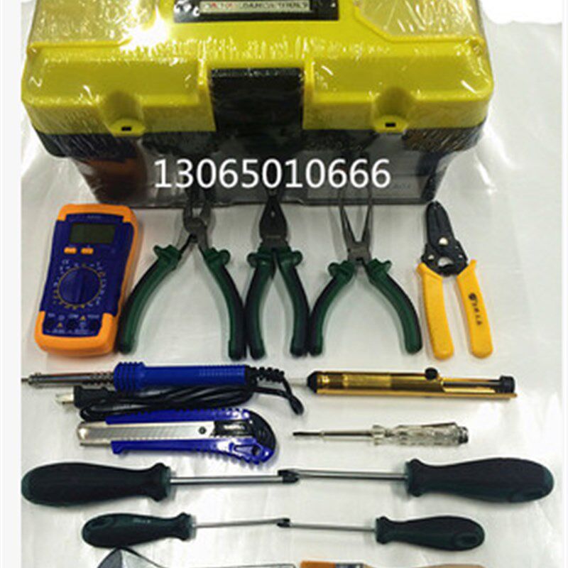 焦点职业中专学生实训工具套装 机电一体化实训工具组合工具箱包