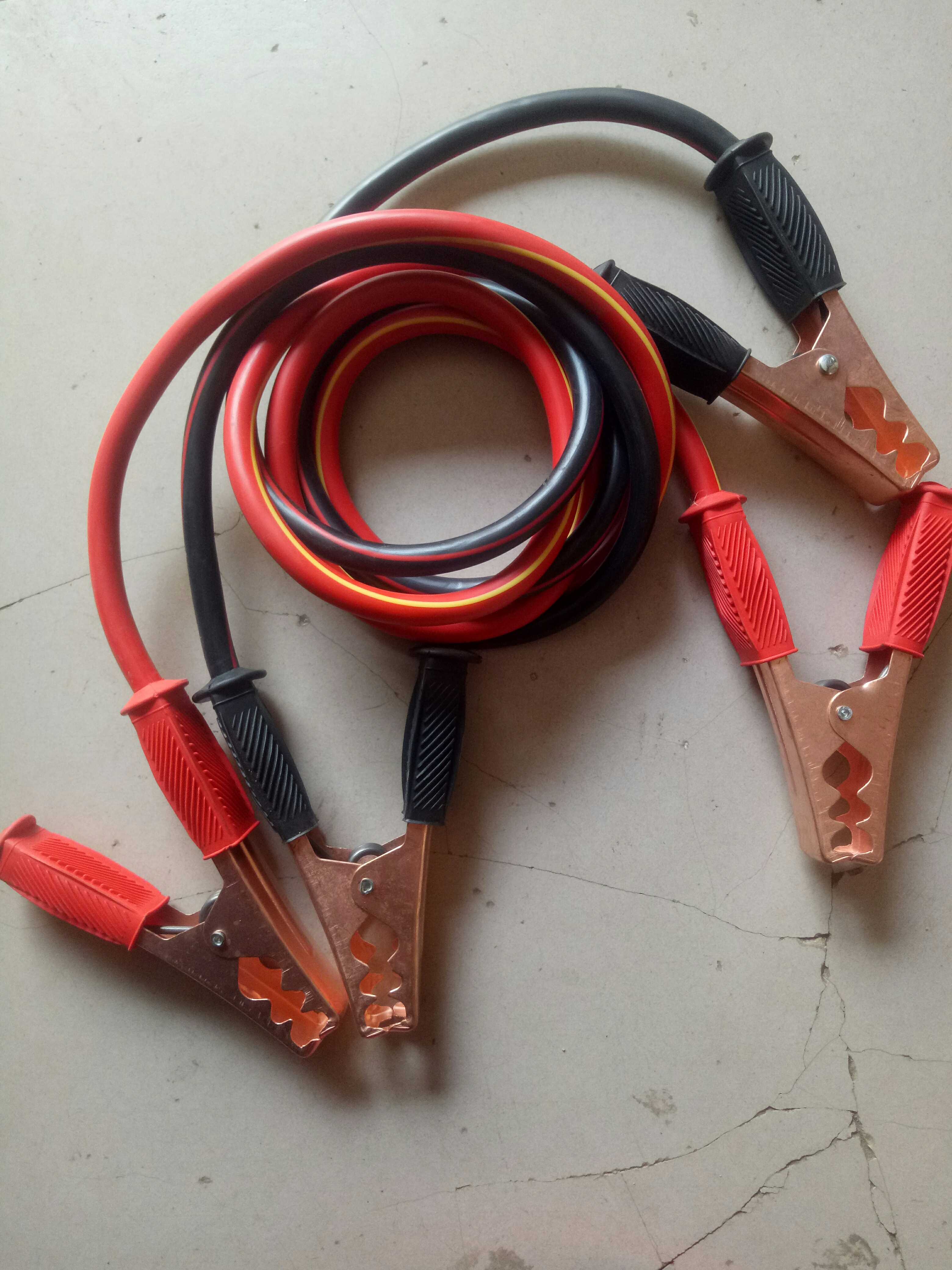 真好用汽车电瓶线搭火线打火搭铁线纯铜加粗电瓶夹子连接线搭电线