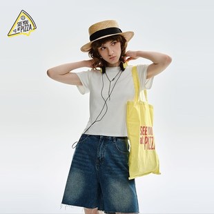 休闲时尚 SEE PIZZA单肩包女冬季 便携通勤手提包145381 YOU