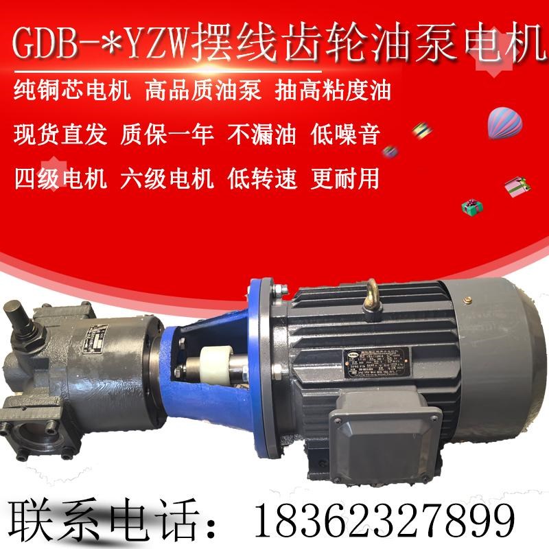 GDB-63YZW/40YZW/100YZW/160YZW高粘度摆线齿轮油泵电机GDB-200Y