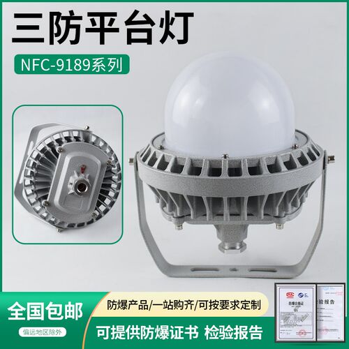 NFC-9189三防平台灯高顶灯防眩泛光灯电厂护栏围栏照明仓库LED