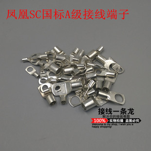 SC240-12/14/16紫铜镀锡接线端子线耳 窥口压线短鼻子冷压接头JGK