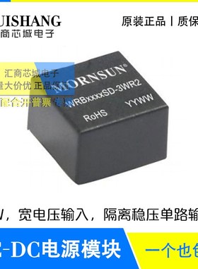 WRB2405SD-3WR2 MORNSUN/金升阳 WRB2403/2412/2415/2424SD-3WR2