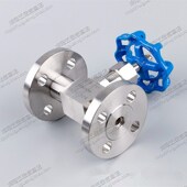 J48W不锈钢法兰针型阀 J43W 仪表管路用高压针型阀 J41W