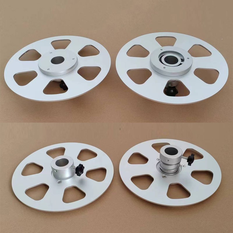 铝合金挡料盘轴孔30弹簧压盘保鲜膜夹料板贴标机标签挡圈膜切挡片