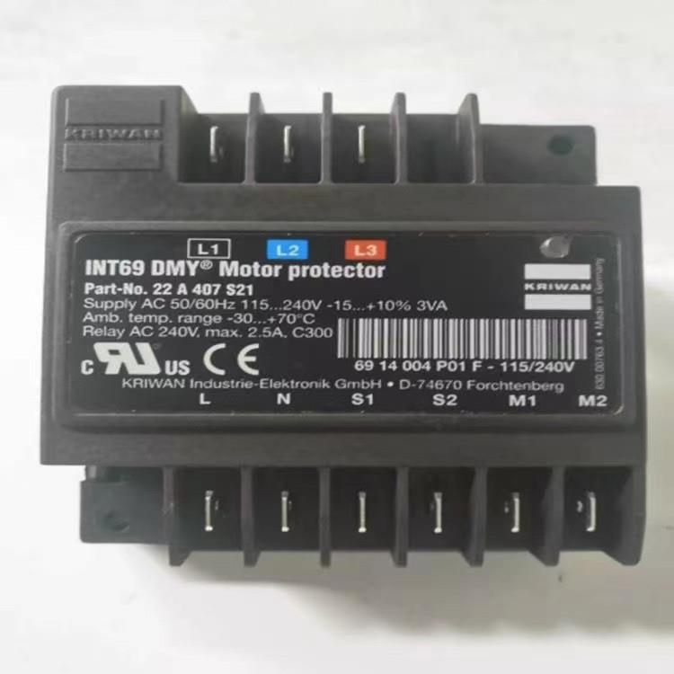 科瑞文KRIWAN丹佛斯压缩机电机温度保护模块INT69DMY 22A407S21