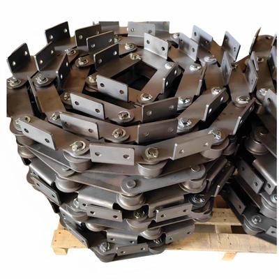 定做04不锈钢工业双侧弯板筑模机铸造机碳钢弯儿大节距非标链条