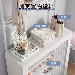 帽架挂包包置物架 简易鞋 架多层家用门口超薄防尘鞋 柜宿舍一体式 鞋
