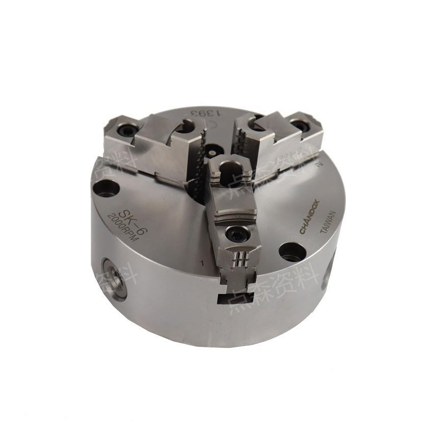 台湾卡盘SK-05强力型三爪卡盘SK-04数控车床手动卡盘SK-06