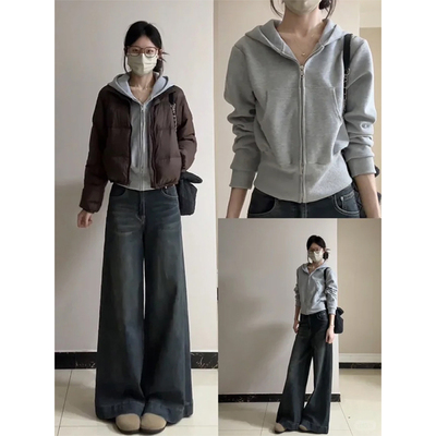 【赠运费险】慵懒感女士卫衣短款