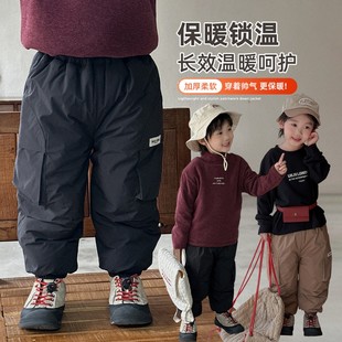 【悠悠童话】儿童棉裤男童裤子加厚2025新款秋冬装保暖长裤工装裤