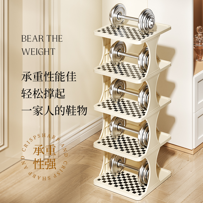 简易鞋架家用门口收纳神器办公室宿舍夹缝小型鞋柜家庭多层鞋架子