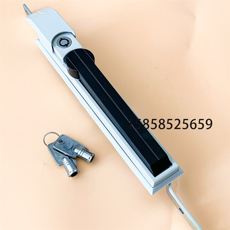 海坦威图柜锁.MS830天地连杆锁配电箱机柜门锁把手转动型