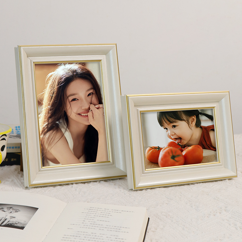 相框加打印洗照片定制diy做成相册简约摆台挂墙空框六6寸7寸8寸框