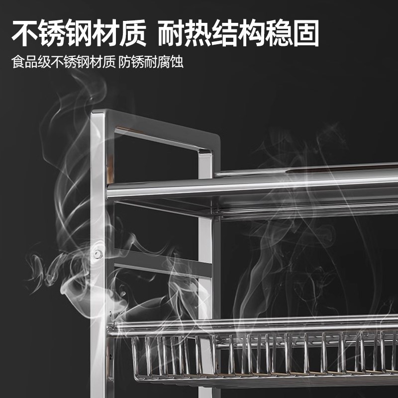 不锈钢厨房蔬菜置物架菜篮子落地多层多功能简易货架子零食小推车