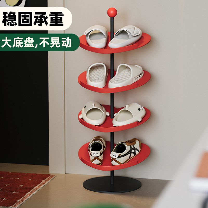 爱心鞋架简易家用入户门口多层落地小窄鞋柜收纳宿舍室内鞋托架子