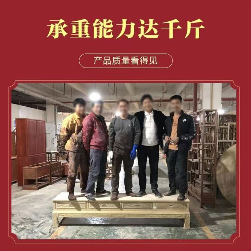 新中式实木仿古电视柜小户型客厅卧室电视机柜茶几组合落地储物